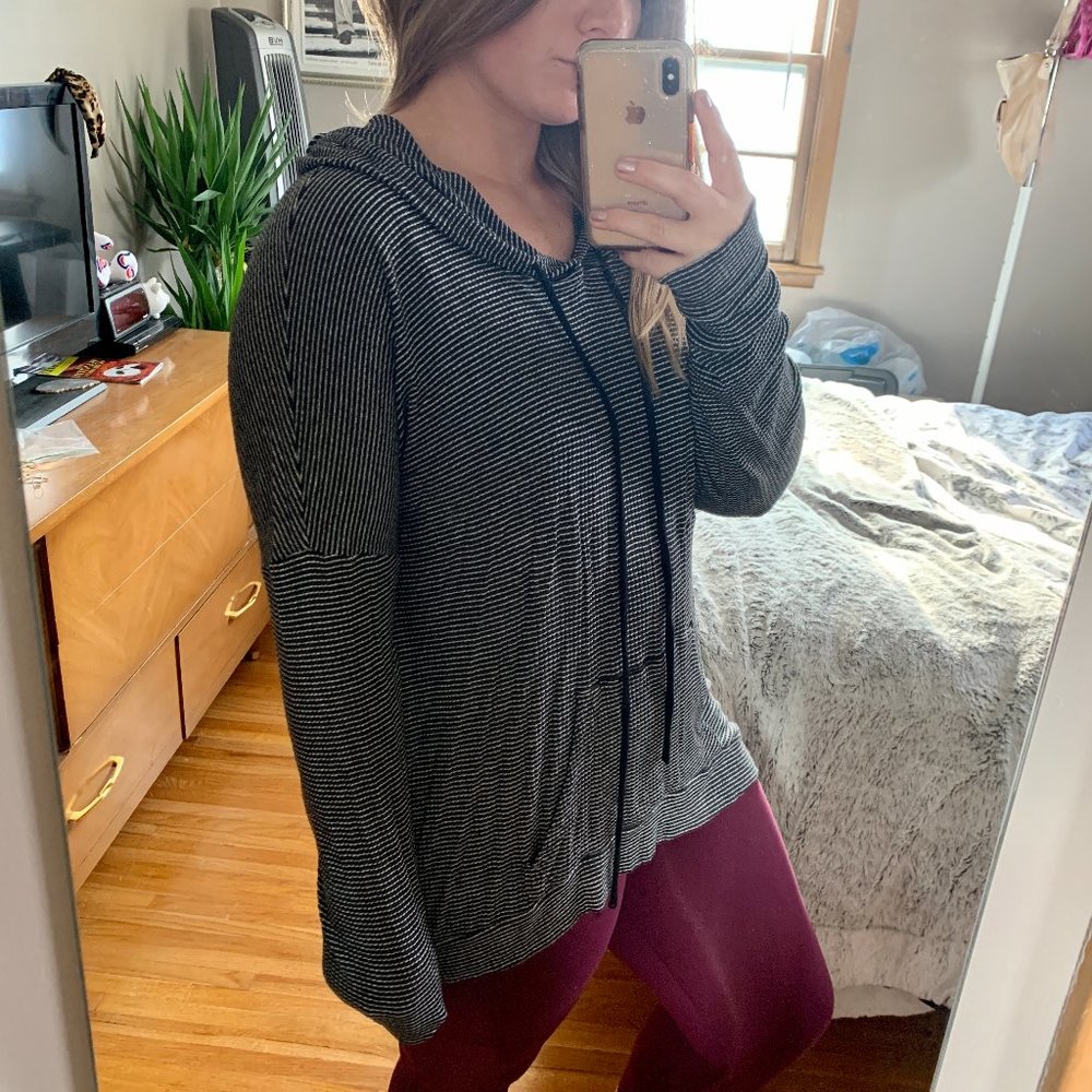 Striped Lounge Hoodie